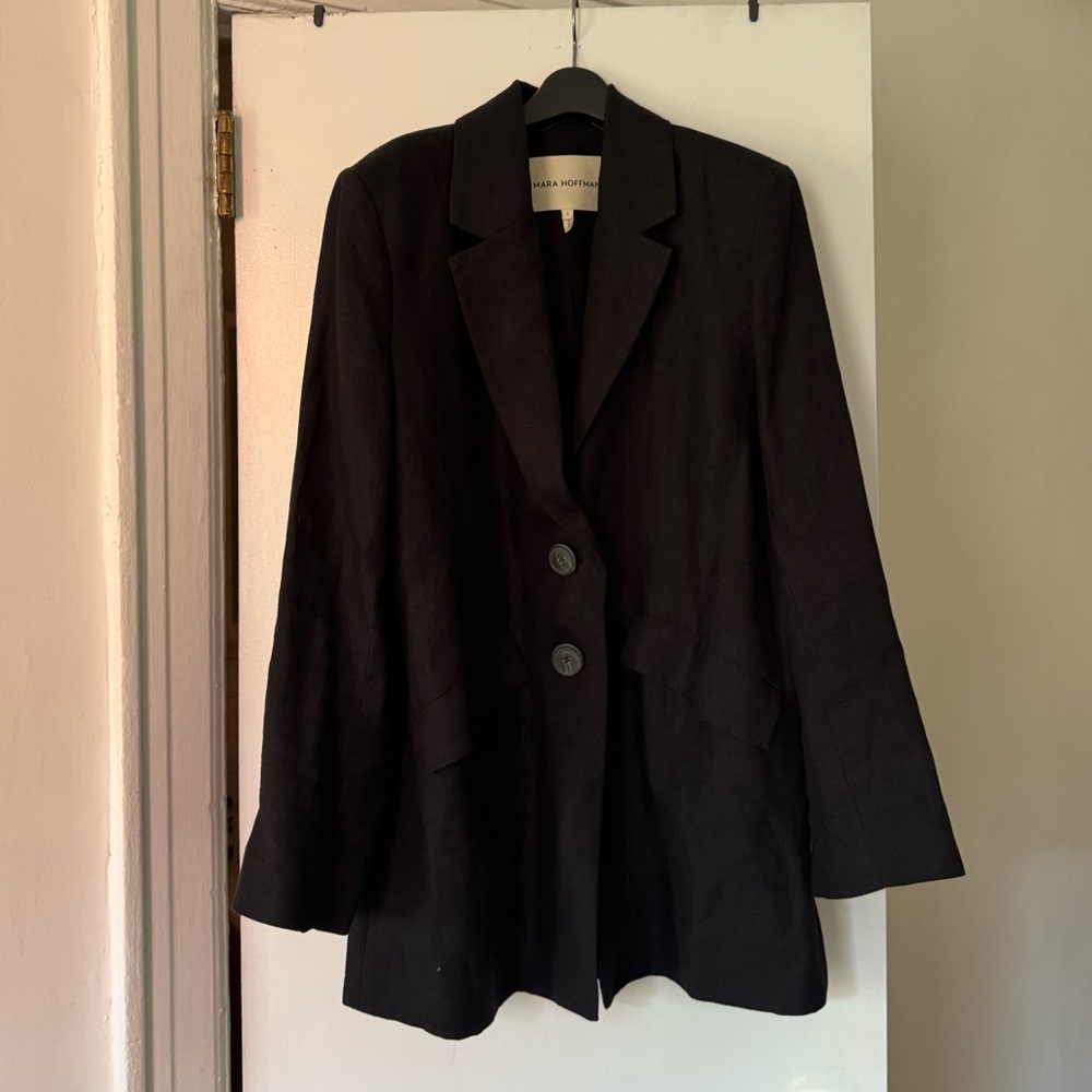 Mara Hoffman hemp linen blazer